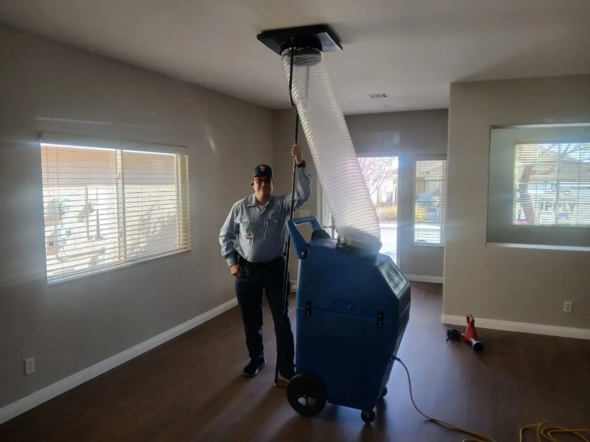 Professional Dryer Vent Cleaning work inside a Bristol home